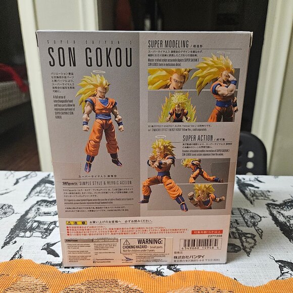 S.H. Figuarts Dragon Ball Z Super Saiyan 3 SSJ3 Son Goku DBZ Dragonball - Picture 4 of 8